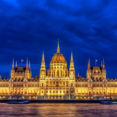 Blue Hour Closeup of the Hungarian Parliament